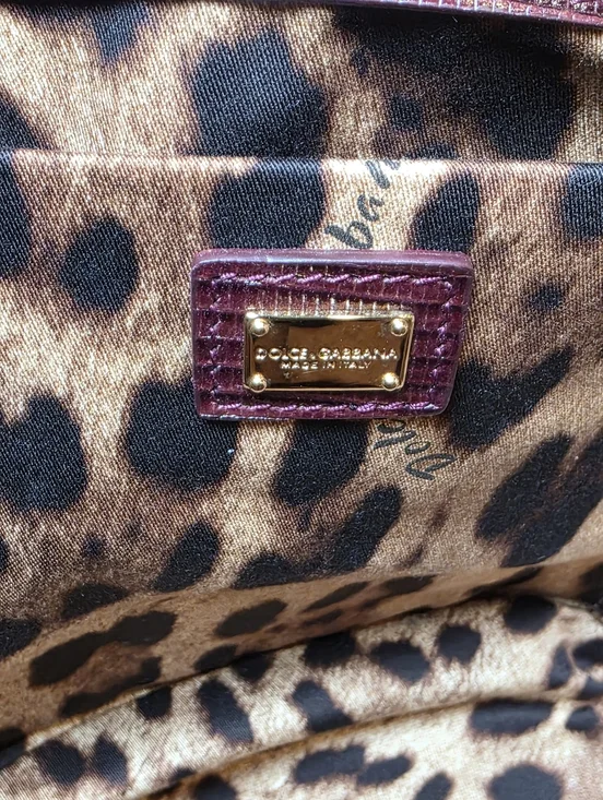 Dolce And Gabbana Lizard Straw Shoulder Bag Structured Raffia Basket Purse - Picture 10 of 11